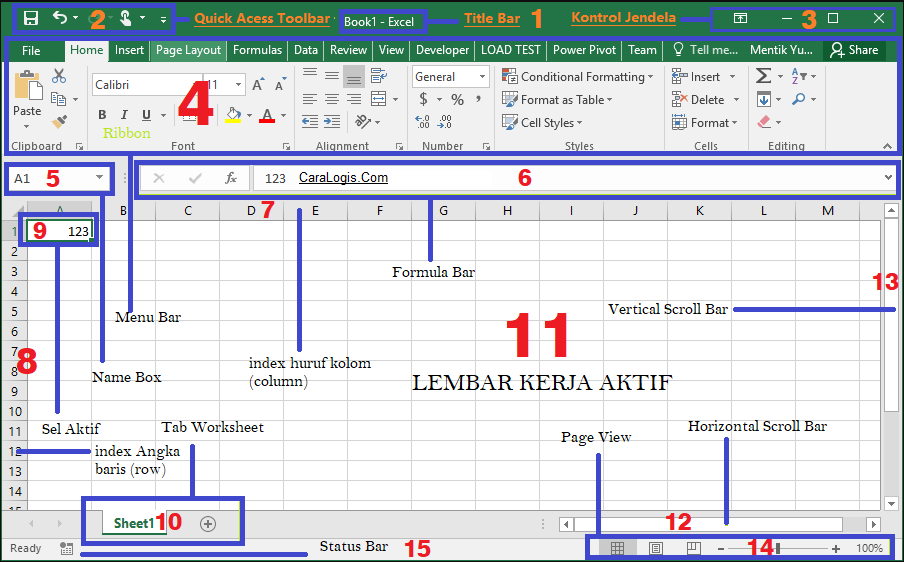 Workbook dan Worksheet Workbook dan Worksheet