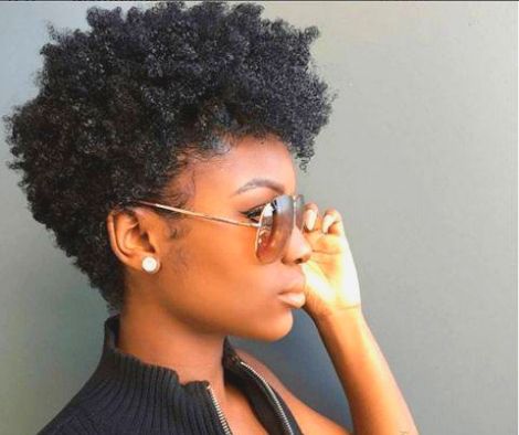 16 Black Short Natural Hairstyle Short Afro Thestyledare