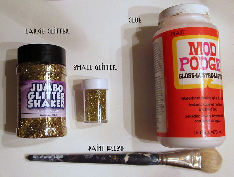 WobiSobi Project ReStyle 48 Gold, Glitter Clutch.