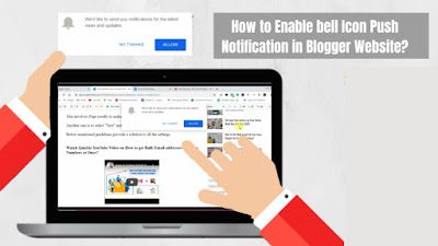 How to Enable Website Push Notifications in Blogger for free?