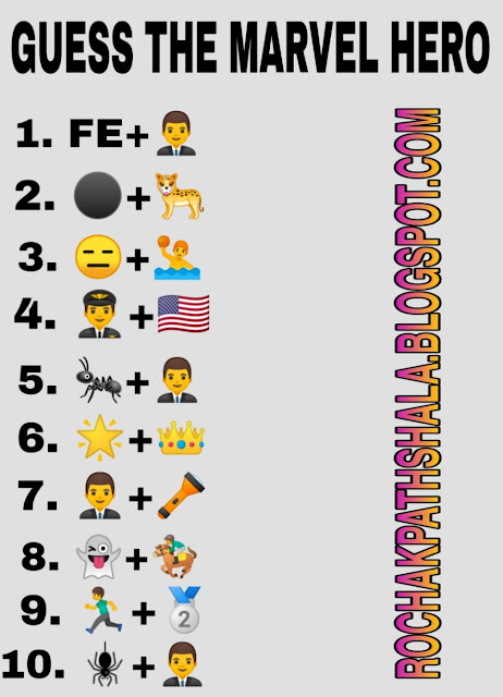 whatsapp emoticons riddles guess the marvel hero