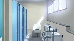anime bathroom landscape