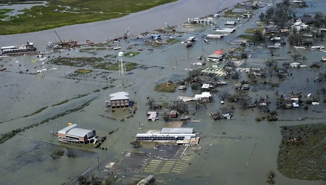 Huracán Laura deja seis muertos e Inmuebles inundados por el paso Luisiana en Estados Unidos