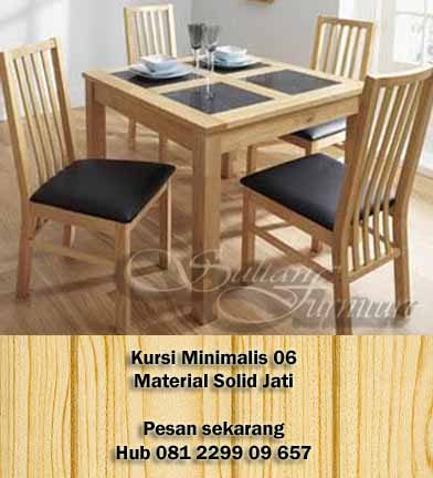 Jual furniture minimalis Jepara, Set Kursi meja Makan minimalis