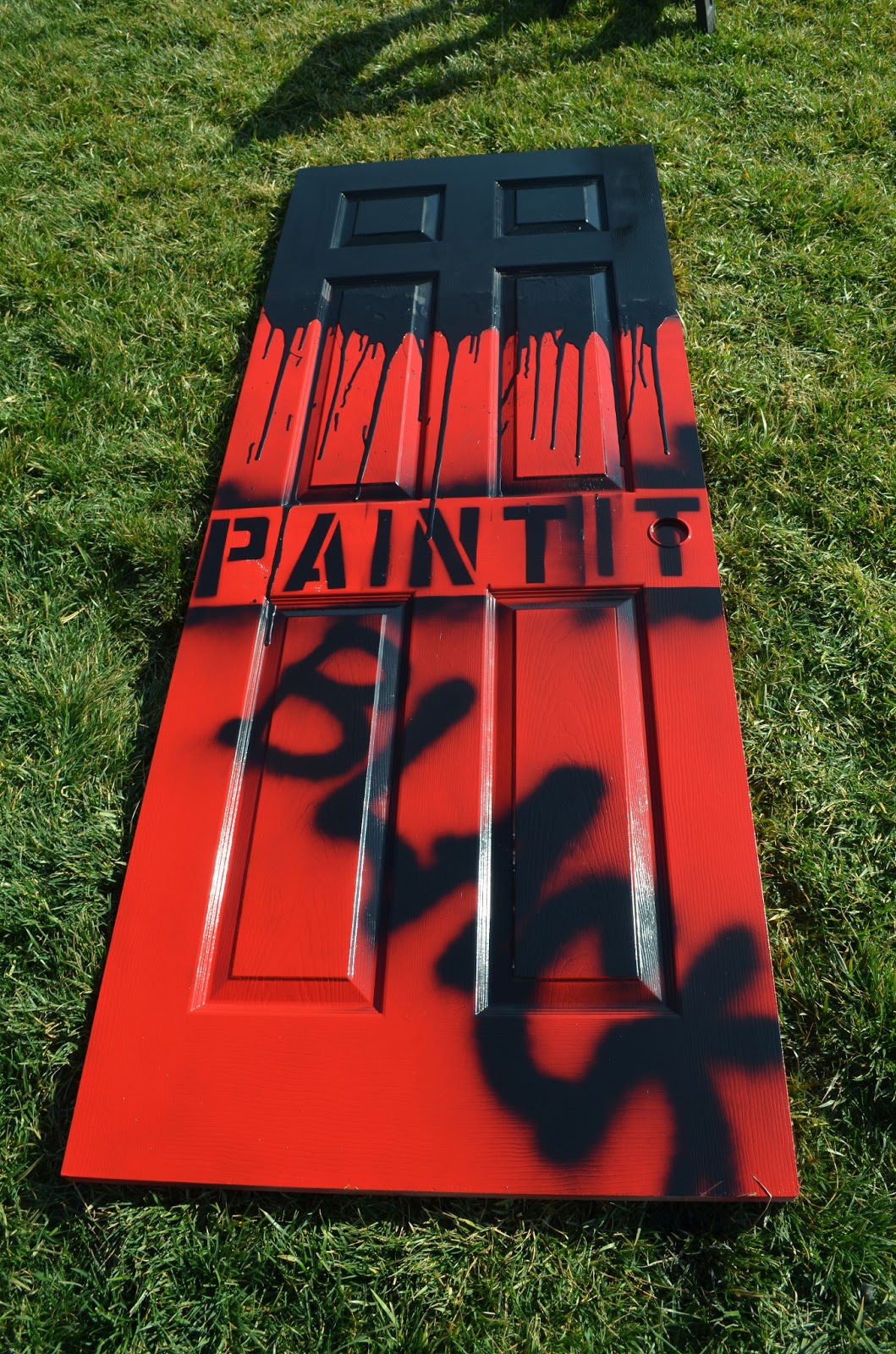 Crafty Mom of 3 I See A Red Door And I Want It Painted Black.