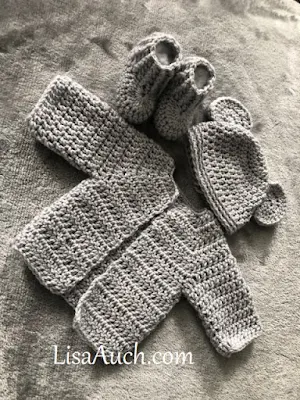crochet baby hat with ears newborn