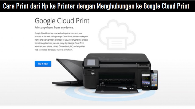 Cara Print dari HP ke Printer 2022 - Cara1001