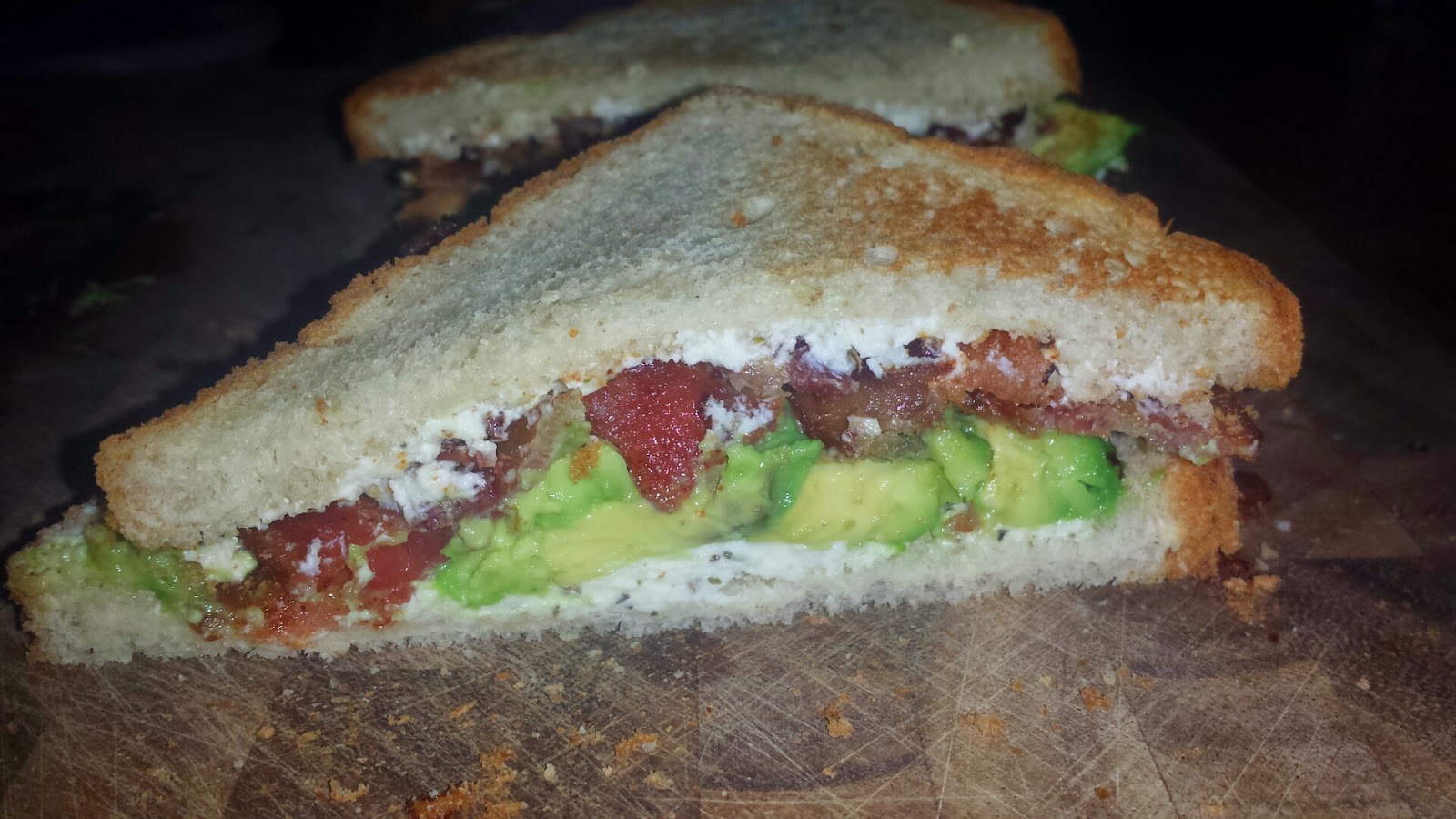 Rebecca's Amazing Creations The G.A.B. Sandwich (Goat Cheese, Avocado