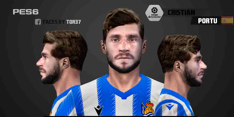 Ultigamerz Pes 6 Cristian Portu Real Sociedad Face