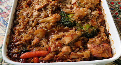 Teriyaki Chicken & Rice Casserole