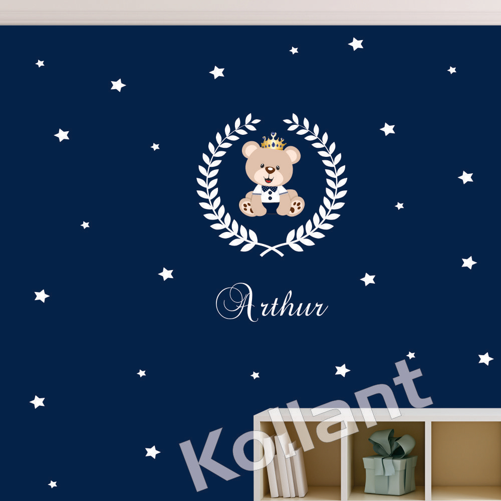 Ursinho Principe Kit E Faixinha Faixa decorativa para quarto de bebe chuva de amor personalizada com nome, deixe o quarto da sua filha doce e encantador! ursinho principe kit e faixinha