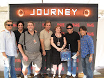 The boys of Journey, with Pete and I, August 28, 2011.