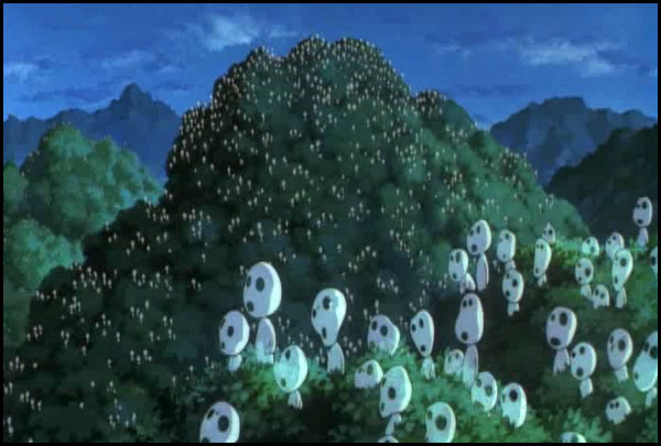 bosque princesa mononoke