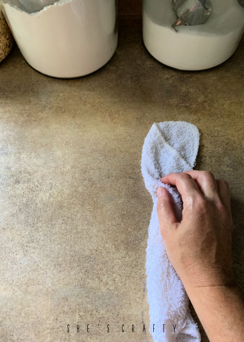 Wiping Counters is a Daily Task that helps to keep a Clean House.
