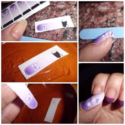 nails art morado