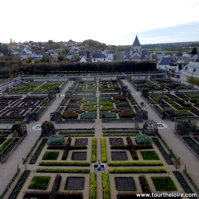 Gardens of the Chateau of Villandry, Indre et Loire, France. Photo by Loire Valley Time Travel.