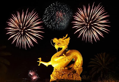 fireworks, New Year's, China, Chinese New Years, Chinese dragon