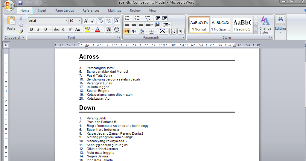 [Tutorial Lengkap] Cara Membuat Tts Di Word Beserta Gambar