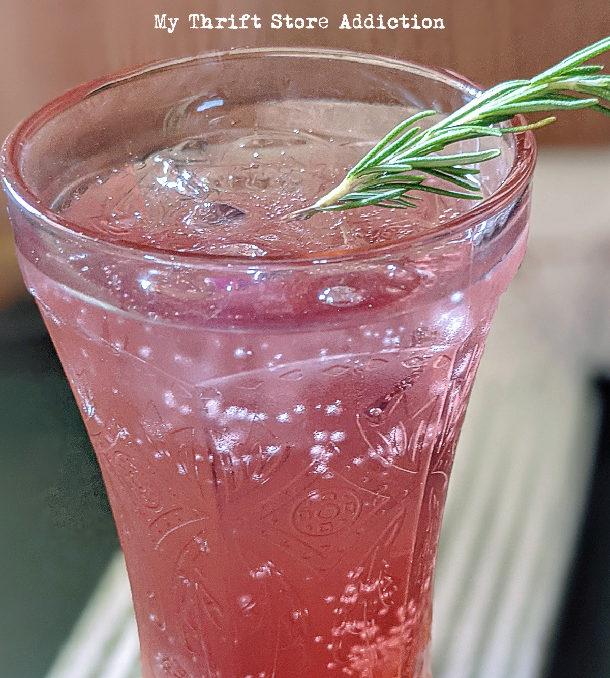 hibiscus tea rose wine cooler