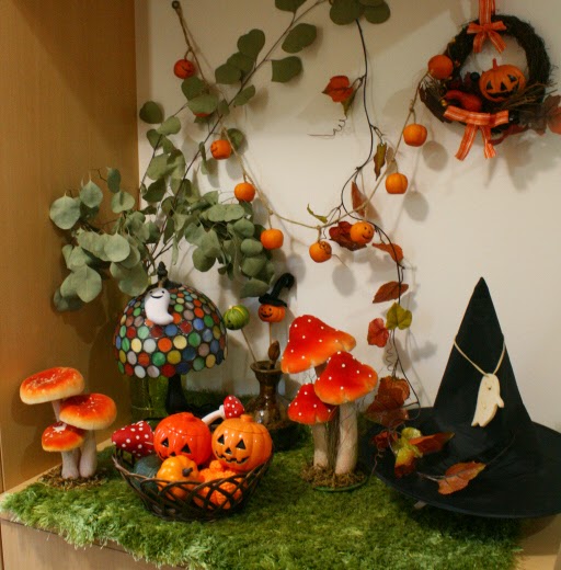 ボタンのくらし ※ ハロウィンの玄関飾り※2014