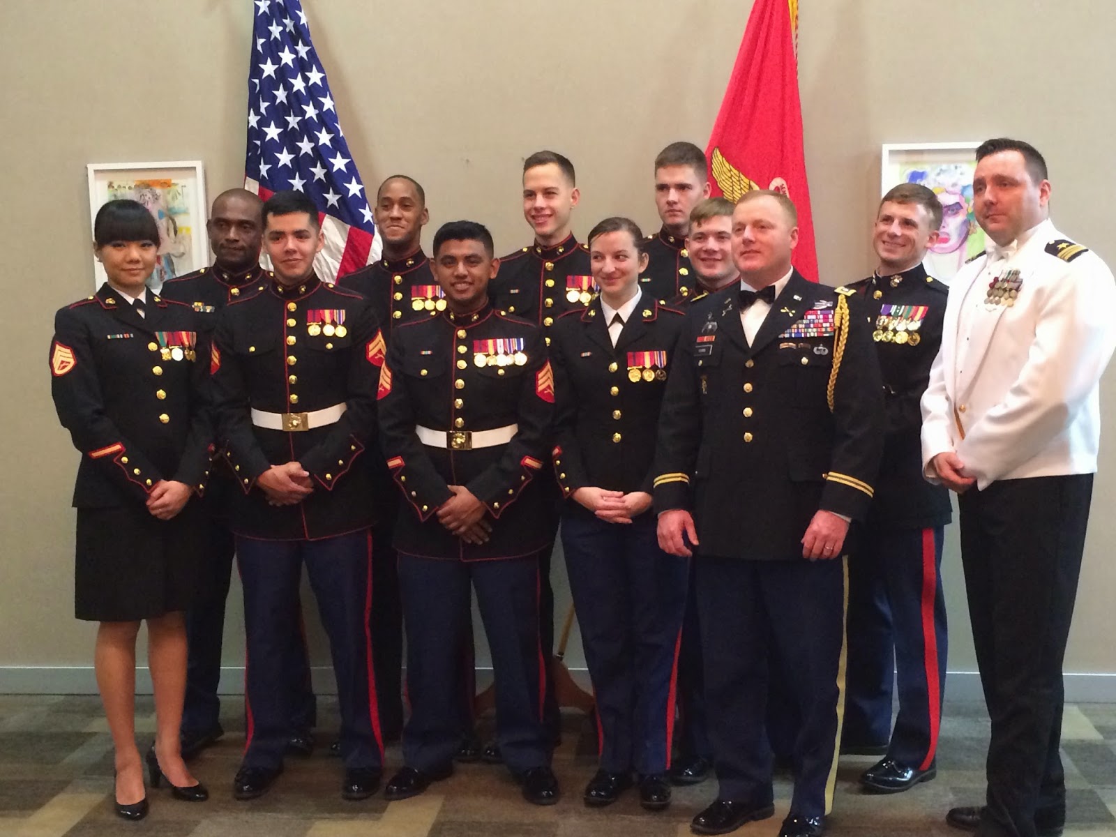 Adventuring Armstrongs USMC Birthday Ball & Baby Shower