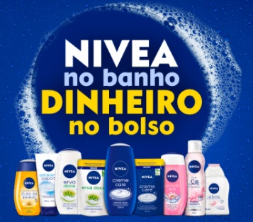 Cadastrar Promoção Nivea 2020 Dinheiro de Volta - Nivea no Banho Dinheiro no Bolso