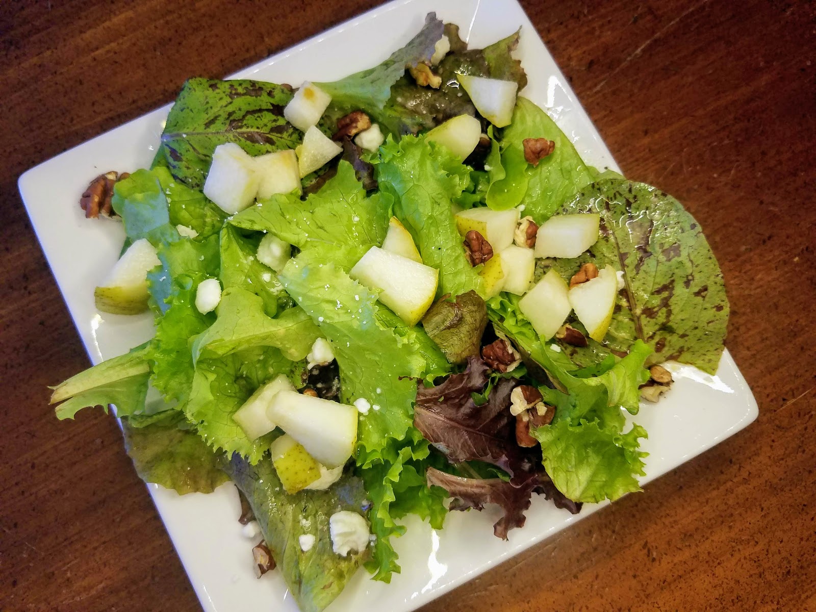 Mixed Green + Pear Salad