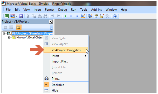 Cara Memberikan Proteksi Password Pada Microsoft Visual Basic Application Vba Microsoft Excel Ramanewss