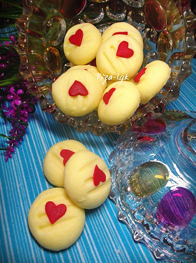 Resepi German Cookies Warna Warni