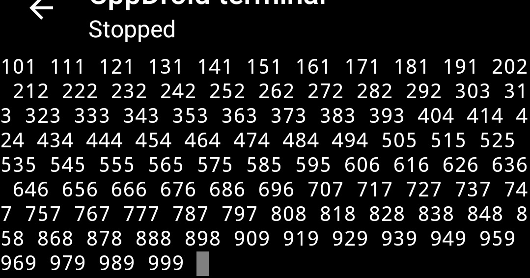 Program to print all three digit Palindrome number using while loop in ...