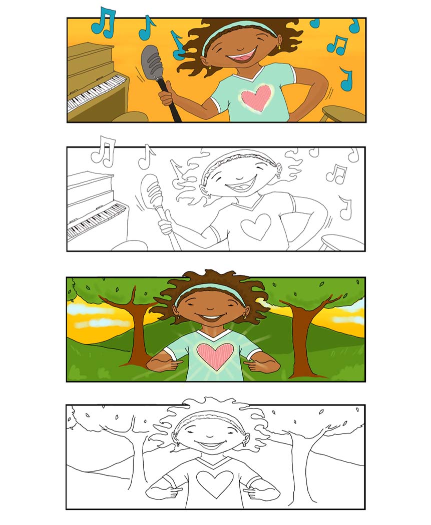 Nila Curry: 'This Little Light of Mine' Coloring E-Book