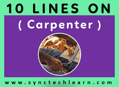 short essay on carpenter