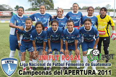 CAMPEONAS DEL APERTURA  2011 DEL FUTBOL FEMENINO DE GUATEMALA
