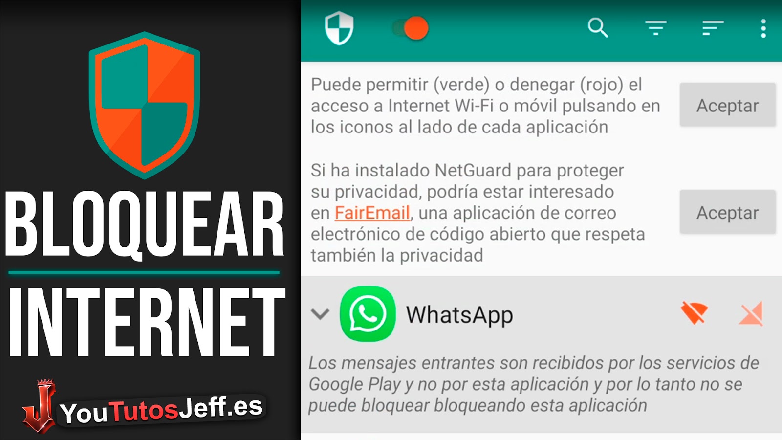 Como Bloquear Internet a una Aplicación 2021