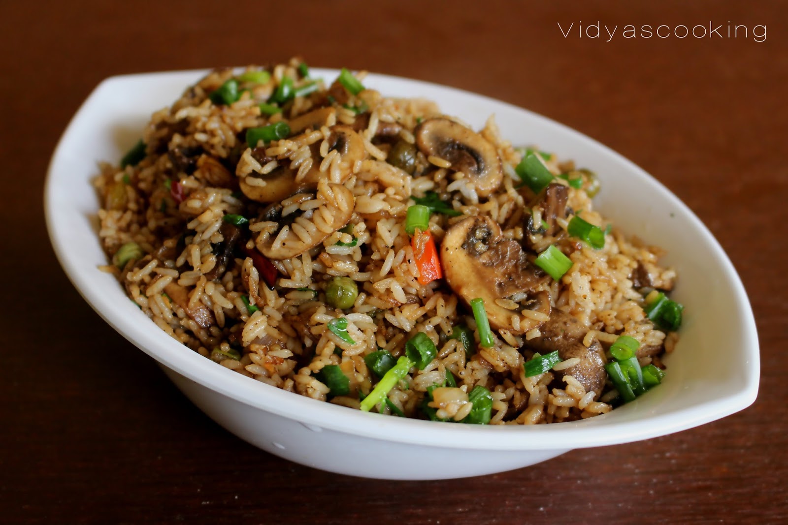Mushroom Fried Rice Recipe