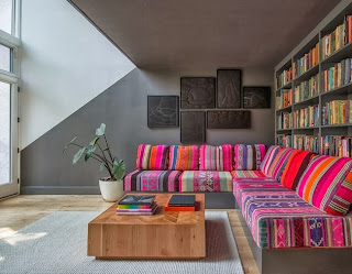 Decoración de salas coloridas - Colores en Casa