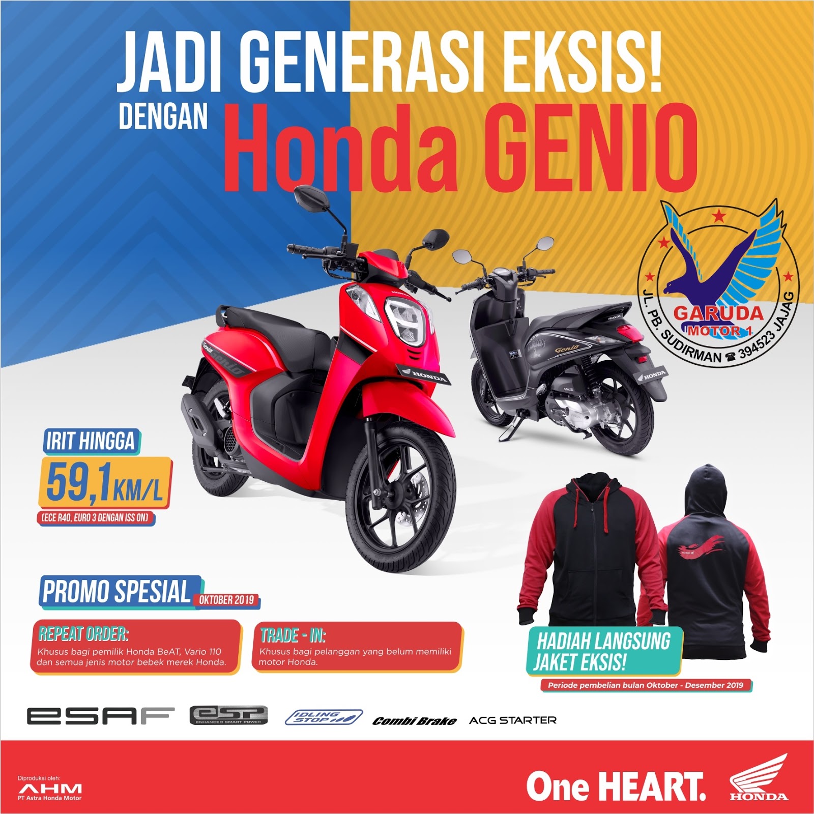 Program Promo Sepeda Motor Honda Banyuwangi Oktober 2019