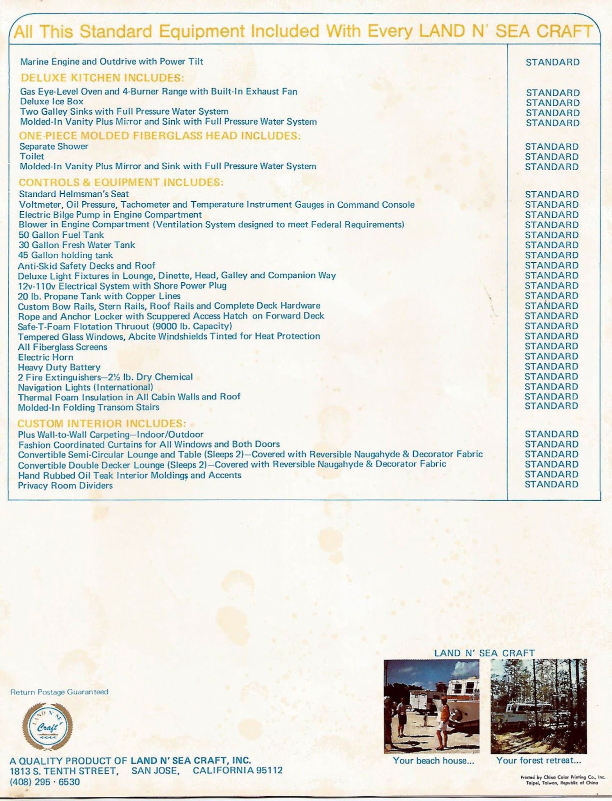 One More Time Around Land N Sea Houseboat Information Compilation