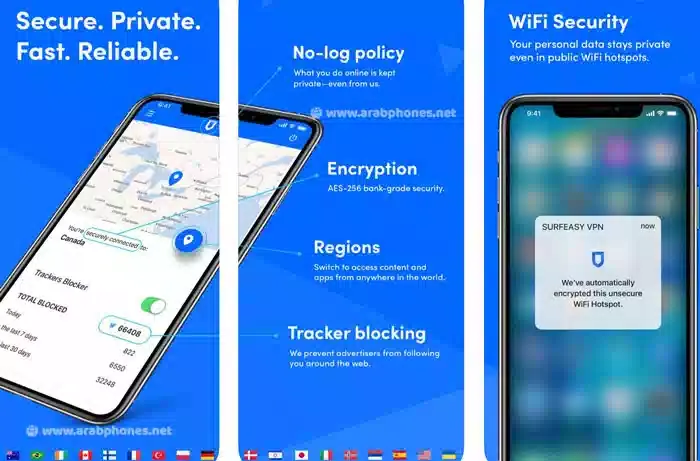 تطبيق SurfEasy VPN للآيفون والآيباد