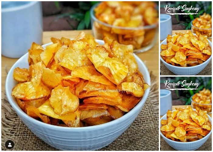 Resep Keripik Singkong Pedas Dengan Tips Biar Kriuk