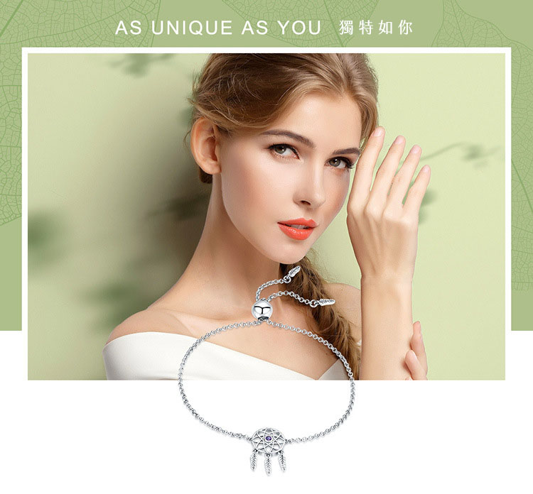 捕夢網 925純銀手鍊