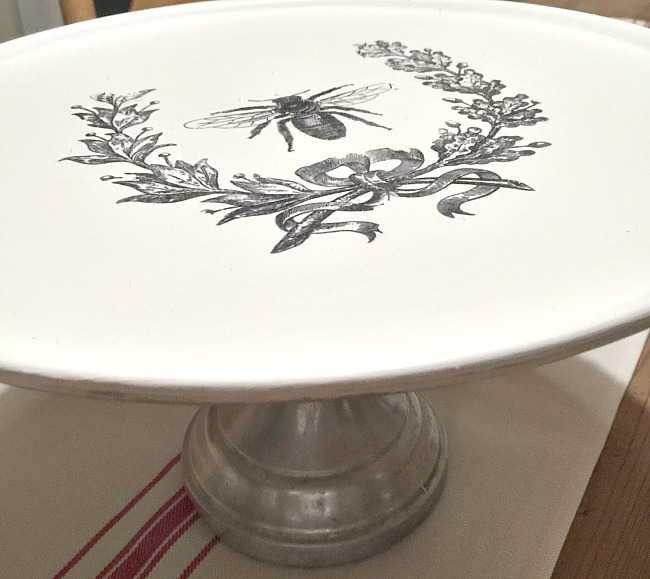 Repurposed Pizza Pedestal Dish