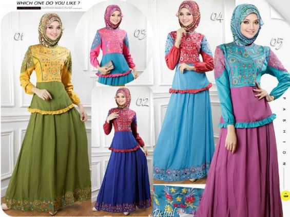 45+ Trend Model Baju Muslim Desain Terbaik 2020
