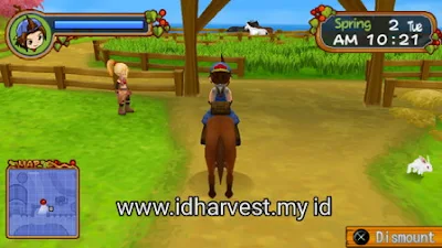 Cara Latihan Balap Kuda di Harvest Moon: Hero of Leaf Valley