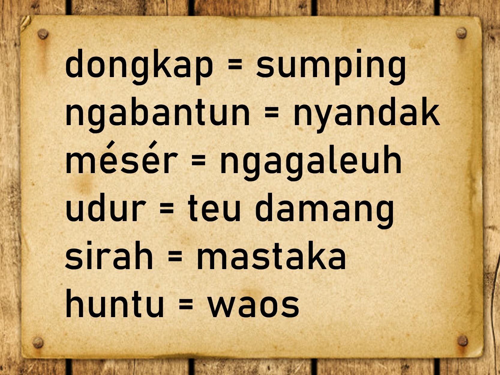 Translate sunda lemes ke indonesia