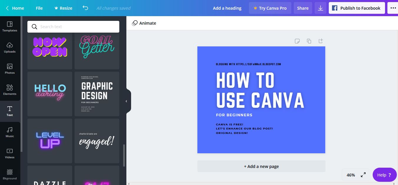 How to Use Canva to Create an Infographic for Free Enhance Your Blog