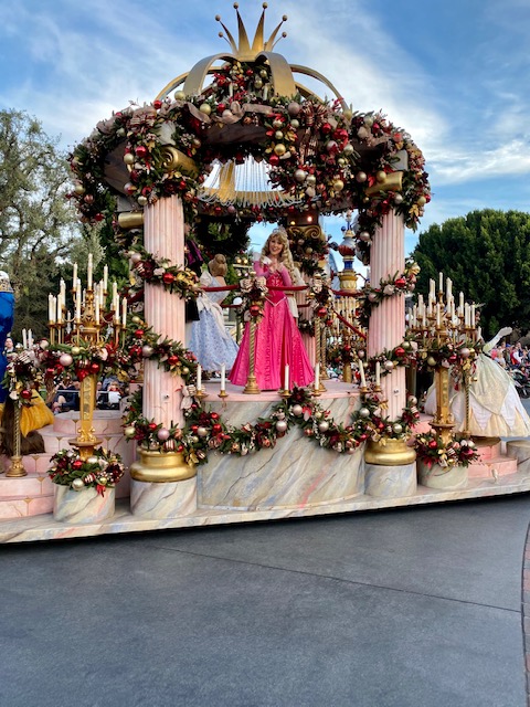 A Christmas Fantasy Parade at Disneyland