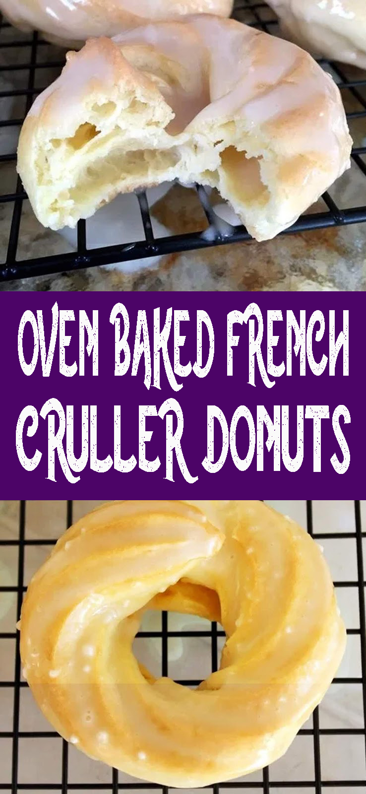 OVEN BAKED FRENCH CRULLER DONUTS mamasrecipe1