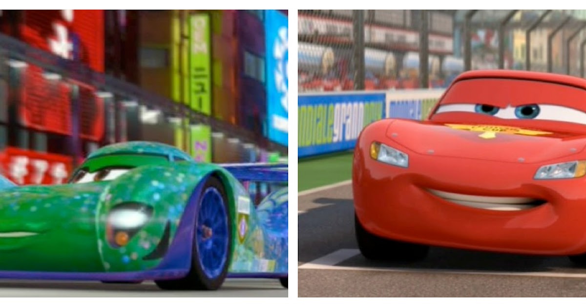Dan The Pixar Fan Cars 2 Racing 4 Pack Jeff Gorvette Carla Veloso Lightning Mcqueen And Max