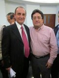 Luis E. Grajales Fundador de RESCOLDOCOL con el exvicepresidente Francisco Santos